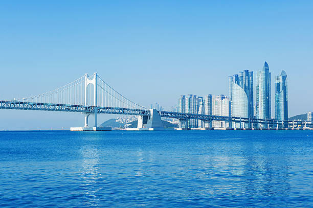 istock GwangAn Bridge and Haeundae in Busan, 475392316