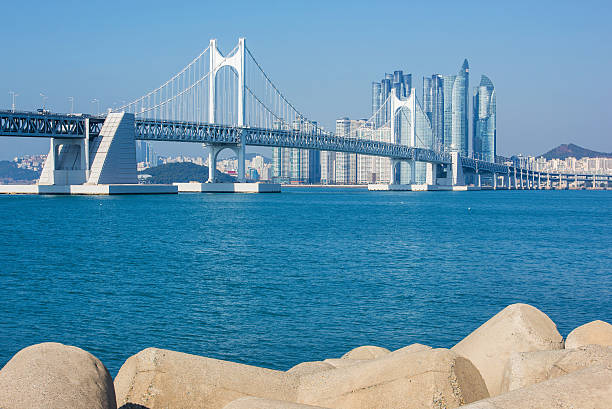 istock GwangAn Bridge and Haeundae in Busan, 475392318