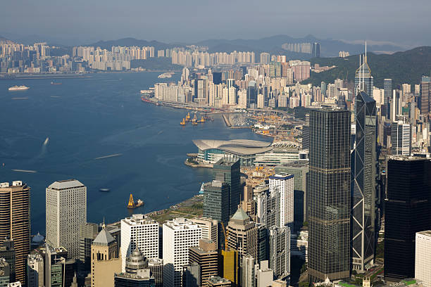 istock Hong Kong commercial district view 475396484