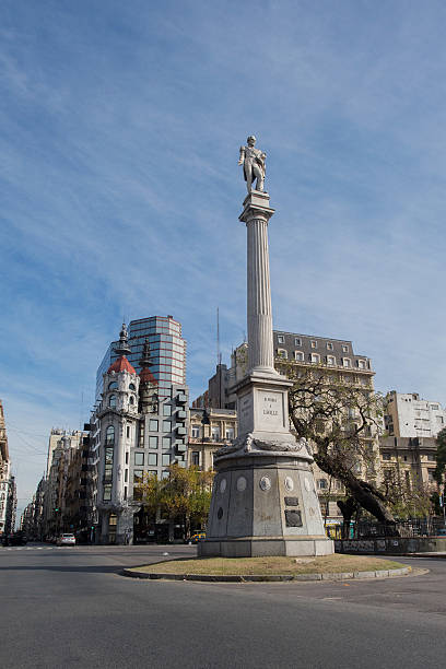 istock Lavalle marble statue in Buenos Aires 475396678