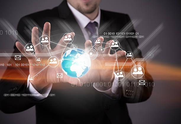 istock Modern wireless technology and social media 475398365