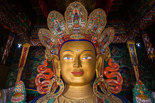 istock Close up beautiful The Maitreya Buddha. 475399084