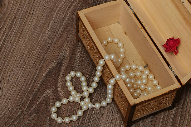 istock casket birch bark with a beautiful pattern with jewels 475399706