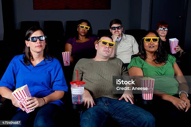 3d Movies Stock Photo - Download Image Now - 3-D Glasses, 30-39 Years, Adult