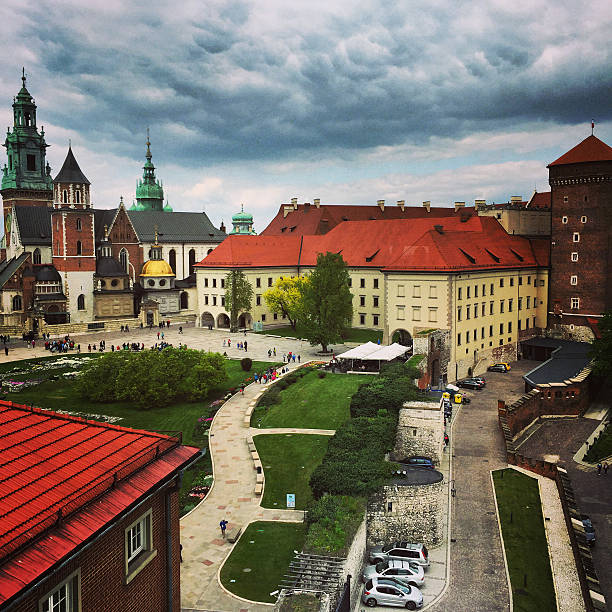 Wawel Cathedral, The Cathedral Basilica of Sts. Stanislaw and Vaclav on the Wawel Hill in Krakow (CracowWawel Cathedral, The Cathedral Basilica of Sts. Stanislaw and Vaclav on the Wawel Hill in Krakow (Cracow