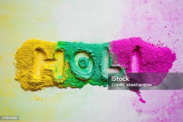 Holi Stock Photo - Download Image Now - Celebration, Celebration Event, Close-up