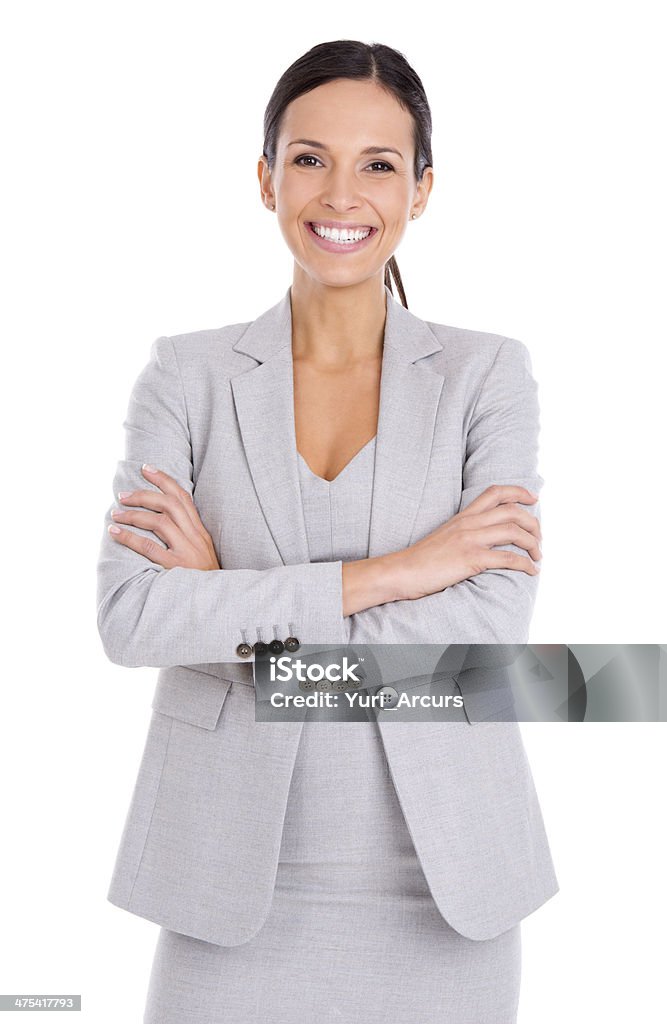 Vou para o sucesso! - Royalty-free Mulher de Negócios Foto de stock