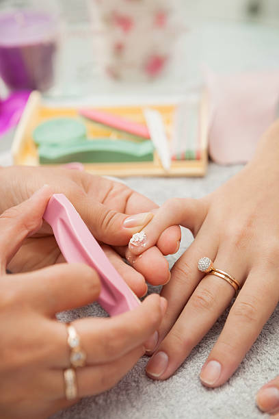istock Spa salon. Japanese manicure. 475418029