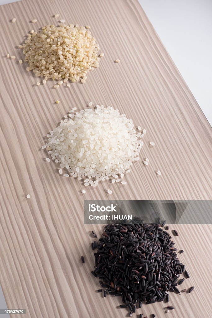 Three Type Of Rice Stock Photo Download Image Now 2015, Black Rice