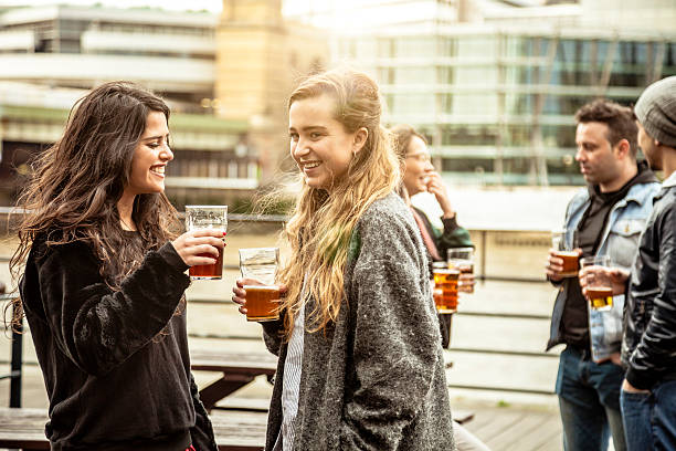 istock Hanging out with a fresh beer in a London Pub 475430500