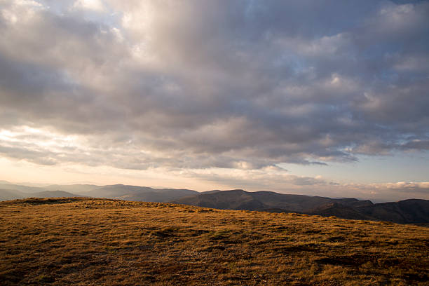 istock Rain clouds over the plateau in the mountains 475432241