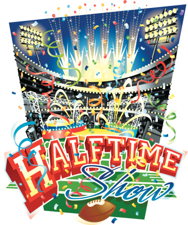 Halftime Show Animation Football Halftime Show Stock Illustration - Download Image Now ...