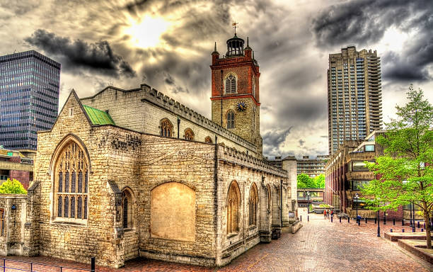istock St Giles-without-Cripplegate church in London - England 475433228