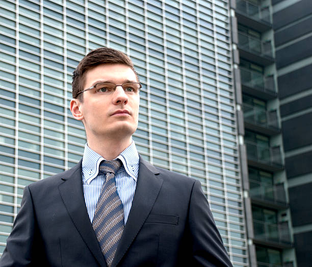 istock Young businessman in an urban setting 475434454