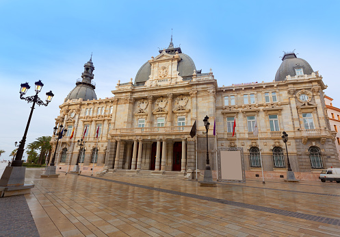 Ayuntamiento de Cartagena city hall at Murcia Spain