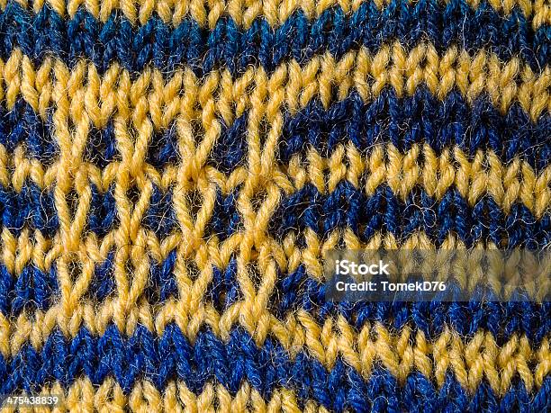 Strickmode Stockfoto und mehr Bilder von Blau - Blau, Extreme Nahaufnahme, Faden