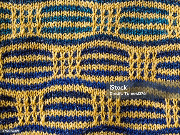 Strickmode Stockfoto und mehr Bilder von Blau - Blau, Extreme Nahaufnahme, Faden