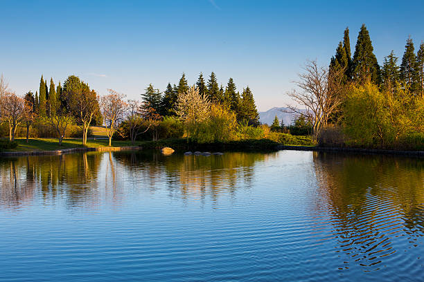 istock Beautiful Lake and mountains view in Sandanski, Bulgaria 475439752