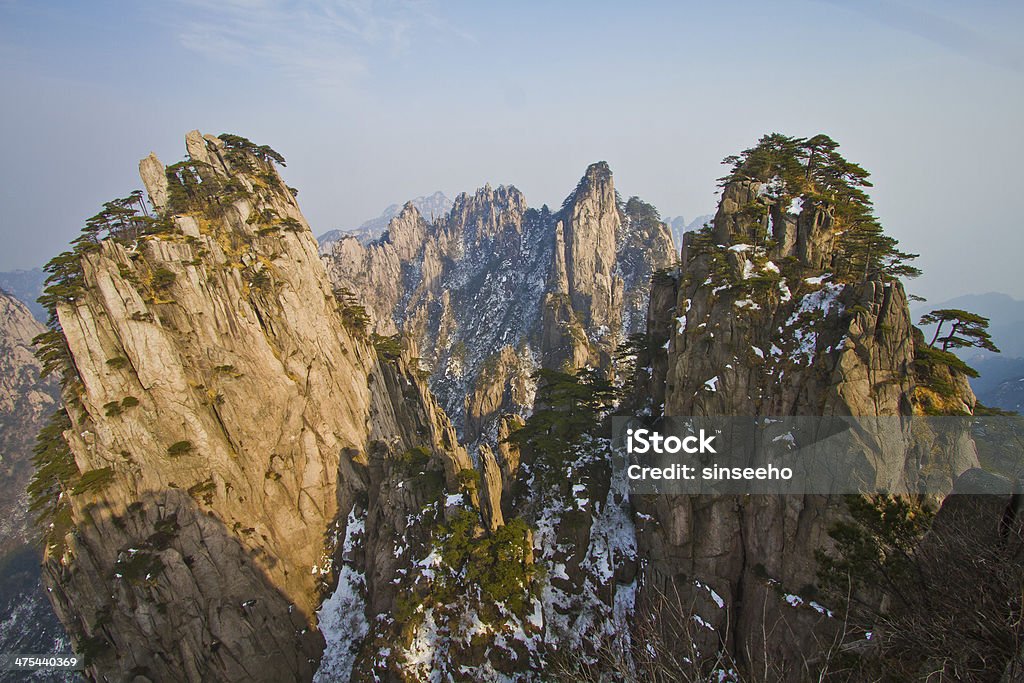 Mt Huangshan Anhui Province Stock Photo