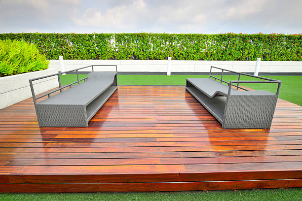 istock Landscape of garden on rooftop 475440925