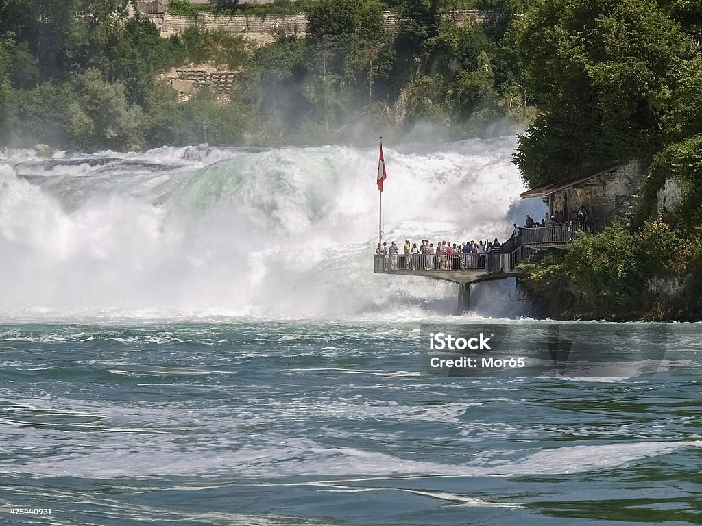 2013 Black Forest, Schaffausen, Klausenpass Schaffausenfalls Waterfall Stock Photo