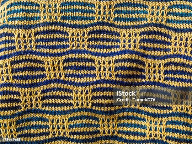 Strickmode Stockfoto und mehr Bilder von Blau - Blau, Extreme Nahaufnahme, Faden