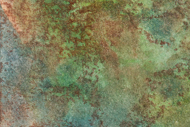 istock Abstract textured background with blue green and brown 475445734