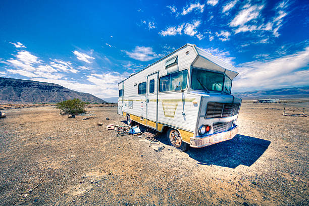 istock Abandoned Camper in Death Valley, Nevada, USA 475446571