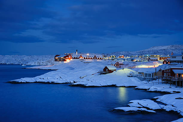 Ilulissat crépuscule, du Groenland - Photo