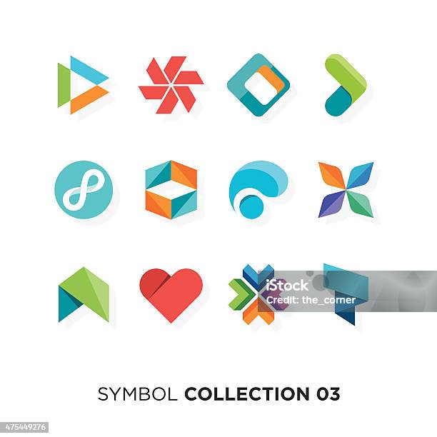 Symbol Collection 03 Stock Illustration - Download Image Now - Icon Symbol, Vector, Abstract