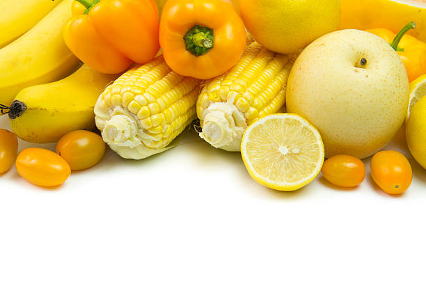 istock Yellow vegetables and fruits 475450340