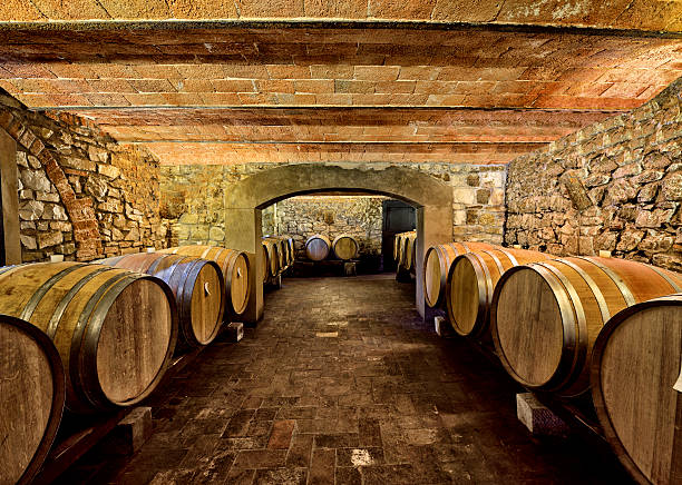 Wine Cellar Wine Cellar, Chianti Region, Tuscany, Italy chianti region stock pictures, royalty-free photos & images