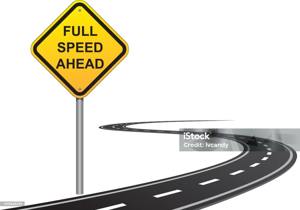 Full speed ahead File format is EPS10.0.  2015 stock vector