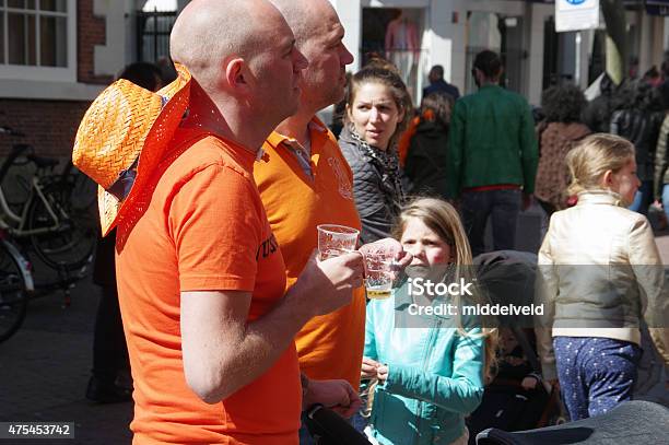 Koningsdag In The City Of Haarlem Stock Photo - Download Image Now - 2015, Celebration, Celebration Event