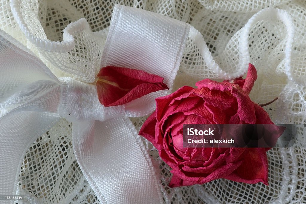 Rose lace concept of love 2015 Stock Photo