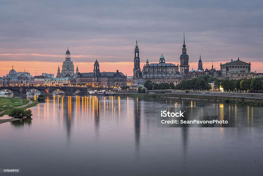 Dresden, Deutschland - Lizenzfrei Stadtsilhouette Stock-Foto