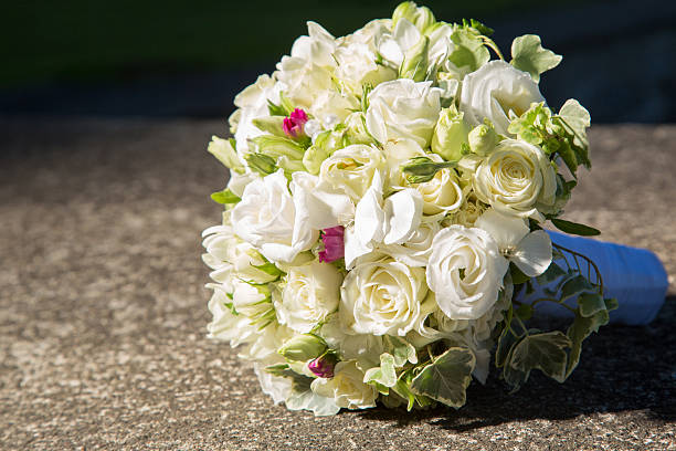 Wedding bridal bouquet stock photo