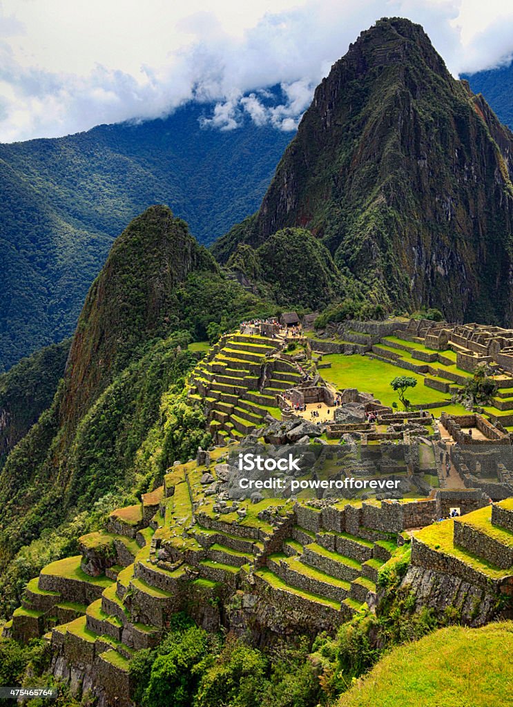 Machu Picchu The Incan ruins of Machu Picchu. Machu Picchu Stock Photo