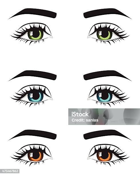 Anime olhos masculinos vetor(es) de stock de ©artshock 34612211