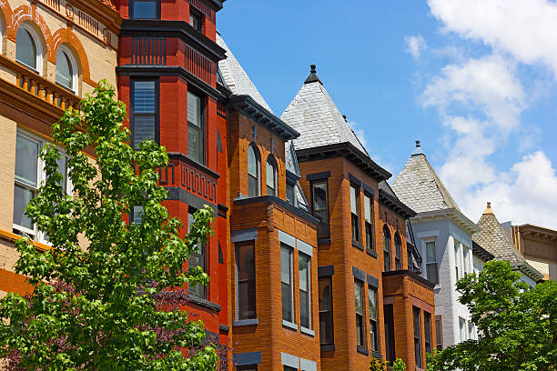 istock Historic residential architecture of Washington DC. 475467916