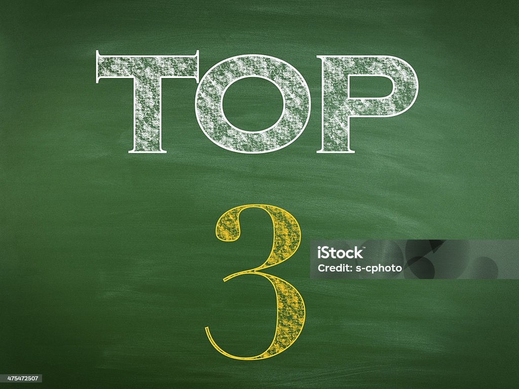 Top 3 (fare clic per ulteriori informazioni) - Foto stock royalty-free di Blog