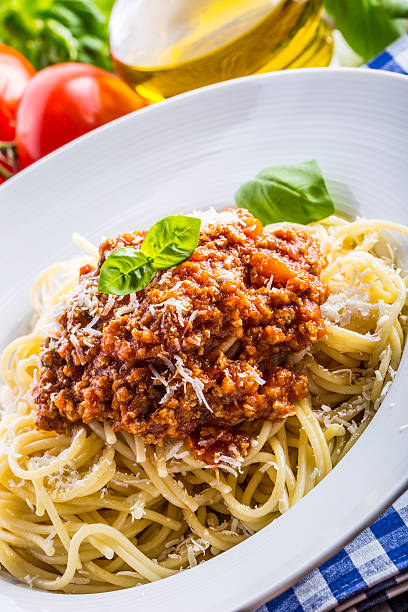 istock Spaghetti. Italian and Mediterranean cuisine. 475472718