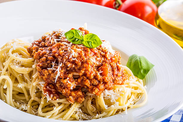istock Spaghetti. Italian and Mediterranean cuisine. 475472728