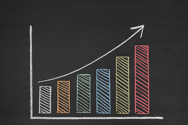 2,600+ Rising Line Chart Stock Photos, Pictures & Royalty-Free Images ...