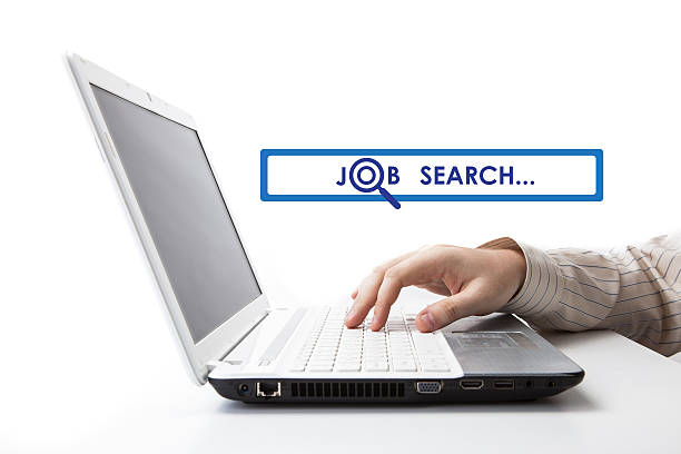 istock human hand on the keyboard in search of work 475480338