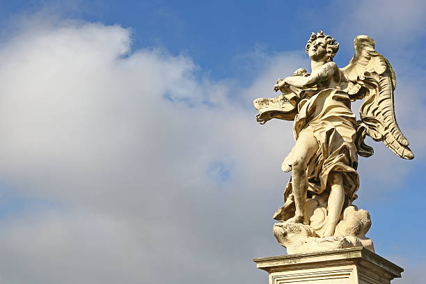 istock Angel statue from Ponte Sant'Angelo in Rome 475484058