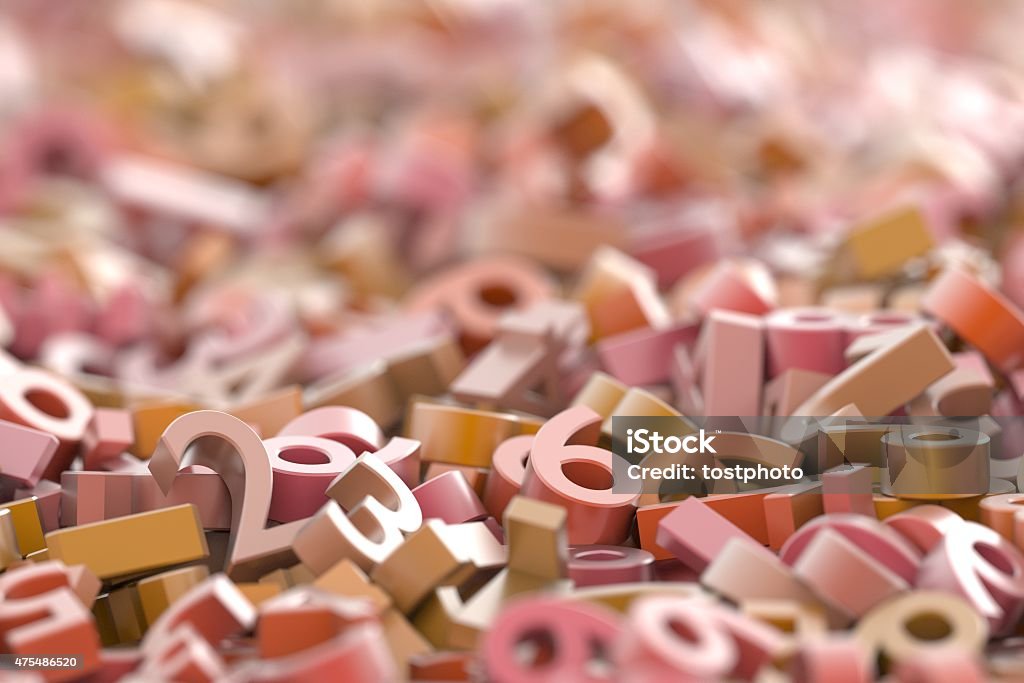 Numbers background Infinite numbers background. Financial Figures Stock Photo