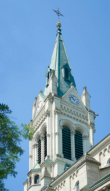 istock Blumental church, spire, Bratislava, Slovakia 475491497