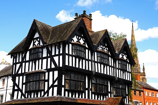 The High House in High Town Built in 1621, Hereford, Herefordshire, England, UK, Western Europe.