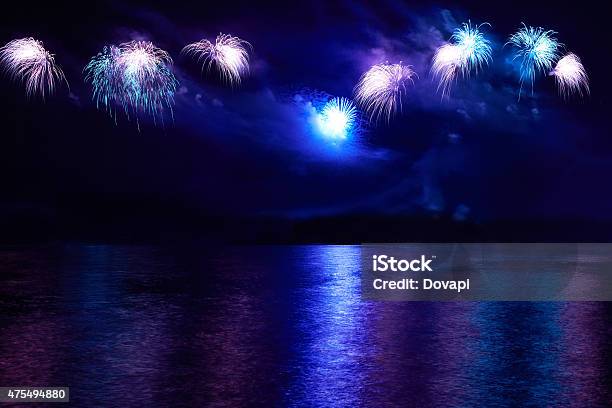 Colorful Fireworks Stock Photo - Download Image Now - 2015, Beauty, Black Color